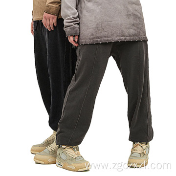 Knitted woollen rim sweatpants European and American